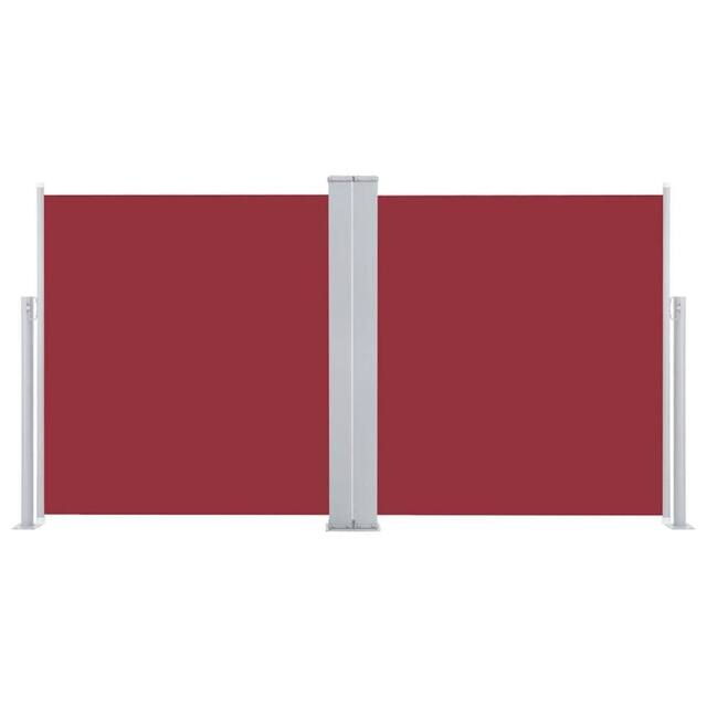 Berkfield Home Retractable Side Awning Red 120x600 cm - image 1