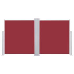 Berkfield Home Retractable Side Awning Red 120x600 cm