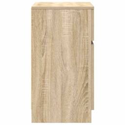 Berkfield Home Bedside Cabinets 2 pcs Sonoma Oak 39x35x65 cm Engineered Wood - Size: 39 x 35 x 65 cm - thumbnail 8