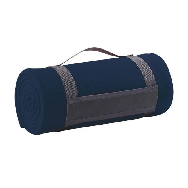 SOL'S Plaid Fleece Blanket in Navy - image 1