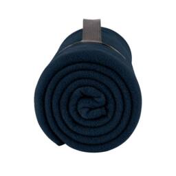 SOL'S Plaid Fleece Blanket in Navy - thumbnail 2