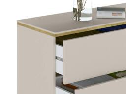 Vente-unique 6 - Drawer Chest Of Drawers - Beige & Gold - VUKIA - thumbnail 8