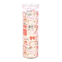 Something Different Rose Stamp Valentine Tube Candle in Off-White - thumbnail 2