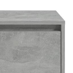 Berkfield Home Elegant Bedside Cabinet Concrete Grey 45x34x44.5 cm Engineered Wood - thumbnail 7