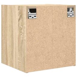 Berkfield Home Wall-Mounted Bedside Cabinets 2 pcs Sonoma Oak 38x34x40 cm in Brown - Size: 38 x 34 x 40 cm - thumbnail 9