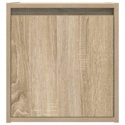 Berkfield Home Wall-Mounted Bedside Cabinets 2 pcs Sonoma Oak 38x34x40 cm in Brown - Size: 38 x 34 x 40 cm - thumbnail 7