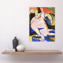 "Artery8 Child Colourful Painting Henry Lyman Sayen Wall Art Poster Print - Size: W18"" x H24""" - thumbnail 4