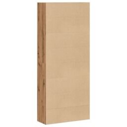 Berkfield Home Book Cabinet Artisian Oak 80x30x189 cm Engineered Wood in Brown - Size: 80 x 30 x 189 cm - thumbnail 6