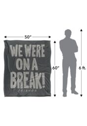 Warner Brothers Friends 152x127cm The Time Apart Silky Touch Super Soft Throw Blanket in White - Size: 152x127 cm - thumbnail 5