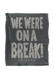 Warner Brothers Friends 152x127cm The Time Apart Silky Touch Super Soft Throw Blanket in White - Size: 152x127 cm - thumbnail 1