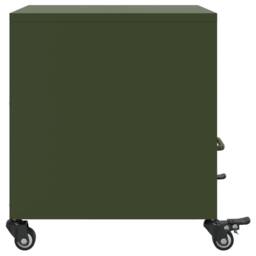 Berkfield Home Bedside Cabinets 2 pcs Olive Green 36x39x43.5 cm Steel - thumbnail 7