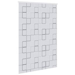 Berkfield Home Shower Roller Blind 140x240 cm Square in White - thumbnail 4