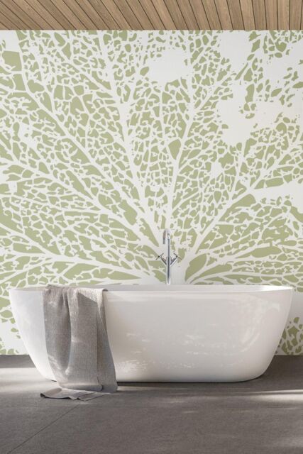 Origin Murals Skeleton Leaf Wall Mural in Natural - image 1