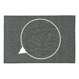 JVL Eden Machine Washable Latex Backed Doormat, 40x60cm, Grey - Size: 40 cm x 60 cm - thumbnail 9
