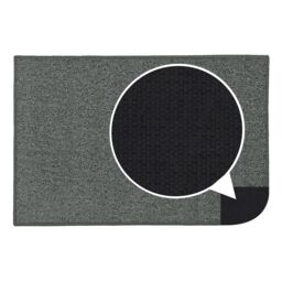 JVL Eden Machine Washable Latex Backed Doormat, 40x60cm, Grey - Size: 40 cm x 60 cm - thumbnail 7