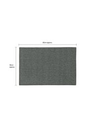 JVL Eden Machine Washable Latex Backed Doormat, 40x60cm, Grey - Size: 40 cm x 60 cm - thumbnail 5