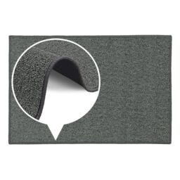 JVL Eden Machine Washable Latex Backed Doormat, 40x60cm, Grey - Size: 40 cm x 60 cm - thumbnail 8