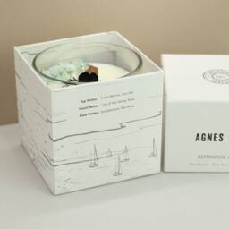 Serenityy Sea Salt & Moss Botanical Soy Candle - 350g in Clear - thumbnail 3