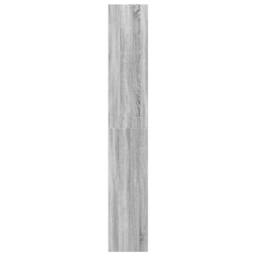 Berkfield Home Decorative Bookcase Grey Sonoma 40x30x189 cm Engineered Wood - Size: 40 x 30 x 189 cm - thumbnail 5