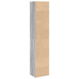 Berkfield Home Decorative Bookcase Grey Sonoma 40x30x189 cm Engineered Wood - Size: 40 x 30 x 189 cm - thumbnail 6