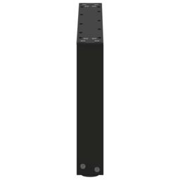 Berkfield Home Coffee Table Legs U-Shaped 2 pcs Black 70x(30-31) cm Steel - thumbnail 6