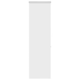 Berkfield Home Shower Roller Blind with Cassette 60x240 cm Fabric Width 56 cm in White - thumbnail 1