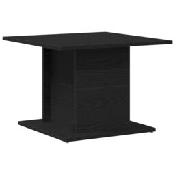 Berkfield Home Coffee Table Black Oak 55.5x55.5x40 cm Engineered Wood - thumbnail 4