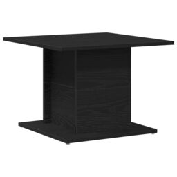 Berkfield Home Coffee Table Black Oak 55.5x55.5x40 cm Engineered Wood - thumbnail 2