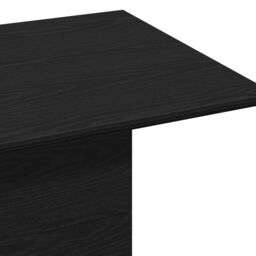 Berkfield Home Coffee Table Black Oak 55.5x55.5x40 cm Engineered Wood - thumbnail 7