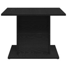 Berkfield Home Coffee Table Black Oak 55.5x55.5x40 cm Engineered Wood - thumbnail 6
