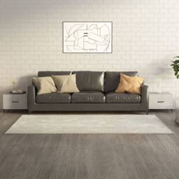 Berkfield Home Coffee Table with Metal Legs 2 pcs Concrete Grey 50x50x40 cm - Size: 50 x 50 x 40 cm - thumbnail 2