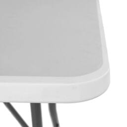 Home Discount Home Vida Folding Table 6ft Indoor Outdoor Dining (FULLY ASSEMBLED) in White - thumbnail 4