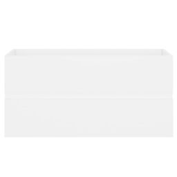 Berkfield Home Sink Cabinet White 90x38.5x45 cm Engineered Wood - thumbnail 5