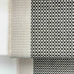 runrug Stair Runner Carpet - Reversible & Durable, 2mm - 'Vichy' in Black - Size: 60 cm x 450 cm - thumbnail 2