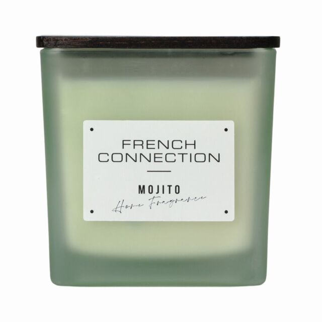 French Connection Square Range - Mango Mojito Candle 200g (1-Wick) - FCC003NS in Green - Size: XL - image 1