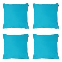 icon Indoor & Outdoor Waterproof Cushion, Indoor & Outdoor, Yellow (4-Pack) in Aqua - Size: 43 cm x 43 cm - thumbnail 1