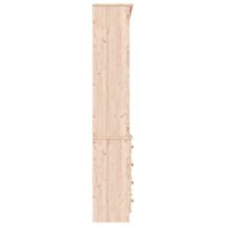 Berkfield Home Bookcase with Drawers ALTA 77x35x186.5 cm Solid Wood Pine in Brown - thumbnail 5