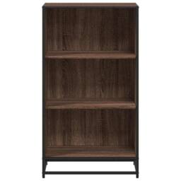 Berkfield Home Modern Book Cabinet Brown Oak 60x35x107.5 cm Engineered Wood - thumbnail 4