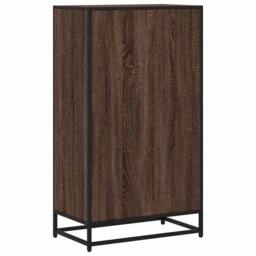 Berkfield Home Modern Book Cabinet Brown Oak 60x35x107.5 cm Engineered Wood - thumbnail 6