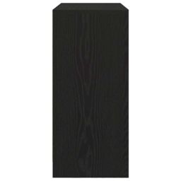 Berkfield Home Sideboard with Drawer Black Oak 80x34x76 cm Engineered Wood - Size: 80 x 34 x 76 cm - thumbnail 7