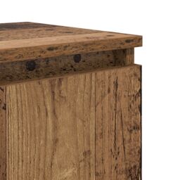 Berkfield Home Old Wood Nightstand Old wood Solid wood, metal 40 x 30 x 50 cm in Brown - thumbnail 9