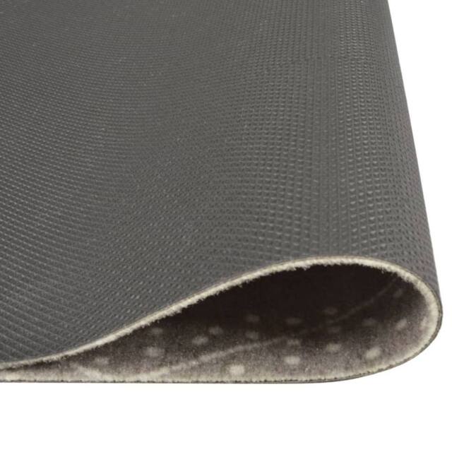 Berkfield Home Kitchen Rug Washable Rhombus 60x300 cm Velvet in Grey - image 1