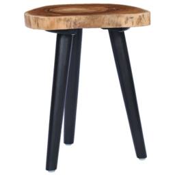 Berkfield Home Coffee Table 40x45 cm Solid Teak in Brown - thumbnail 6
