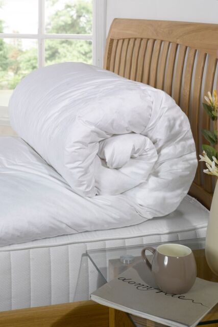BHS All Natural 4.5 Tog Duck Feather & Down Duvet in White - Size: Double - image 1