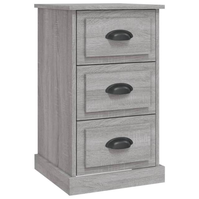 Berkfield Home Bedside Cabinet Grey Sonoma 39x39x67 cm Engineered Wood - Size: 39 x 39 x 67 cm - image 1
