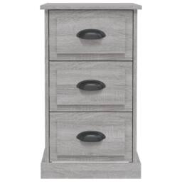Berkfield Home Bedside Cabinet Grey Sonoma 39x39x67 cm Engineered Wood - Size: 39 x 39 x 67 cm - thumbnail 7