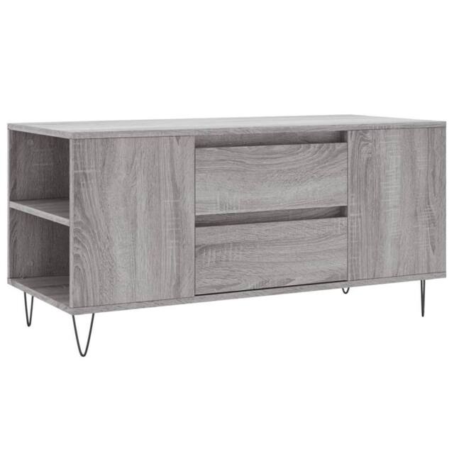 Berkfield Home Coffee Table Grey Sonoma 102x44.5x50 cm Engineered Wood - image 1
