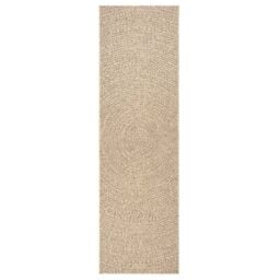 Berkfield Home Rug ZIZUR 80x250 cm Jute Look Indoor & Outdoor in Brown - Size: Medium - thumbnail 4