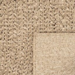 Berkfield Home Rug ZIZUR 80x250 cm Jute Look Indoor & Outdoor in Brown - Size: Medium - thumbnail 6