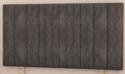 Somnior Alexas 2 Draw Divan Bed Base with Headboard Tweed Fabric in Charcoal - Size: Small Double - thumbnail 4
